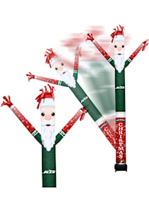 New York Jets Green Outdoor Inflatable Santa Crazy Sport Fan