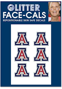Arizona Wildcats 6pk Glitter Tattoo