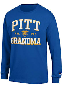 Champion Pitt Panthers Blue Est. Date Grandma Jersey Long Sleeve T Shirt