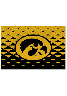 Iowa Hawkeyes Washable Rug Interior Rug - Black