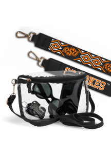 Oklahoma State Cowboys Orange Patterned Shoulder Strap with Lexi Clear Bag