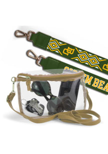 Baylor Bears Green Patterned Shoulder Strap with Lexi Clear Bag