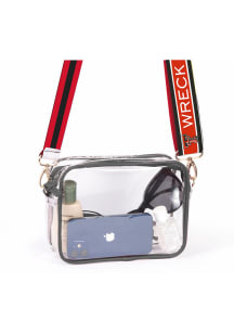 Texas Tech Red Raiders Red Patterned Shoulder Strap with Clear Bag