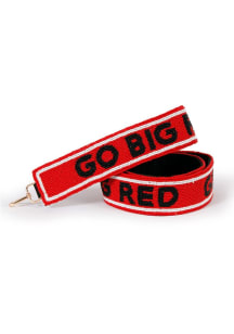 Bead Strap Nebraska Cornhuskers Womens Purse Strap - Red