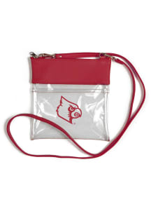 Louisville Cardinals Red Gameday Crossbody Clear Bag