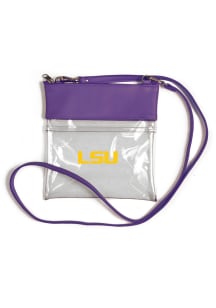 LSU Tigers Purple Gameday Crossbody Clear Bag