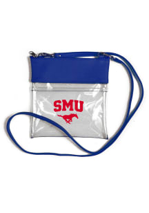 SMU Mustangs Blue Gameday Crossbody Clear Bag
