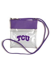 TCU Horned Frogs Purple Gameday Crossbody Clear Bag