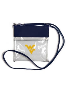 West Virginia Mountaineers Blue Gameday Crossbody Clear Bag