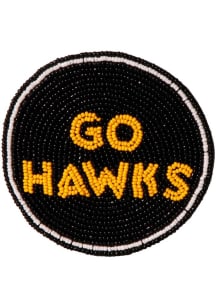 Iowa Hawkeyes Beaded Button