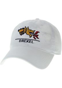 Drexel Dragons White Relaxed Twill Adjustable Hat