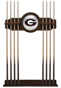 Georgia Bulldogs Solid Wood Cue Rack Pool Cue