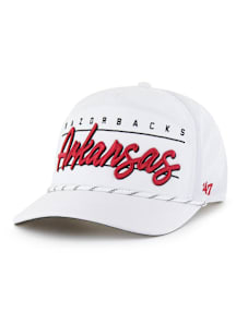 47 Arkansas Razorbacks Condor Hitch Adjustable Hat - White