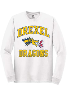 Mens Drexel Dragons White Summit Sportswear No 1 Neutral Tee