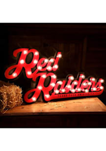 Texas Tech Red Raiders Lit Marquee Sign