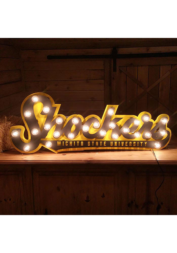 Wichita State Shockers Lit Marquee Sign
