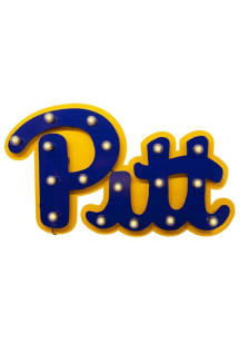 Gold Pitt Panthers Lit Marquee Sign
