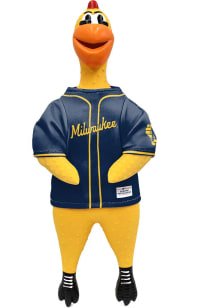 Milwaukee Brewers Rubber Chicken Pet Toy