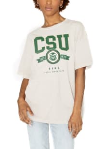 Gameday Couture Colorado State Rams Womens Ivory Get Going Short Sleeve T-Shirt