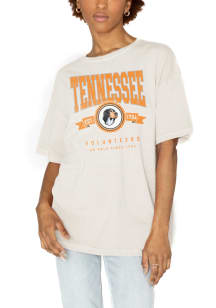 Gameday Couture Tennessee Volunteers Womens Ivory Oversized Vintage Short Sleeve T-Shirt
