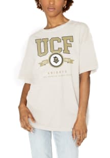 Gameday Couture UCF Knights Womens Ivory Oversized Vintage Short Sleeve T-Shirt