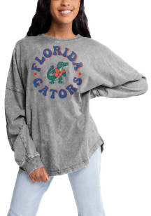 Women's Toronto FC Gameday Couture Gray Faded Wash Pullover Sweatshirt