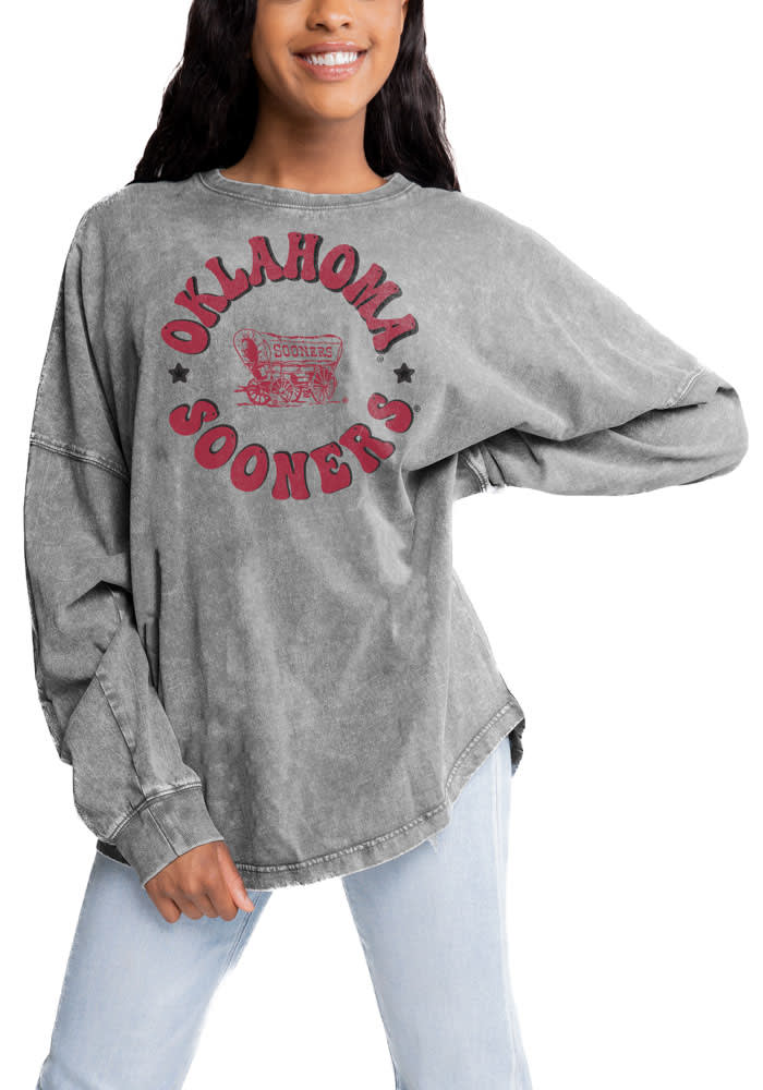 Women's Toronto FC Gameday Couture Gray Faded Wash Pullover Sweatshirt