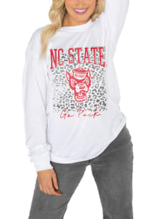 Gameday Couture NC State Wolfpack Womens White Wild Game LS Tee