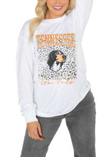 Gameday Couture Tennessee Volunteers Womens White Wild Game LS Tee