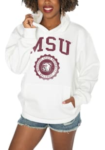 Gameday Couture Mississippi State Bulldogs Womens White Premium Fleece Hooded Sweatshirt