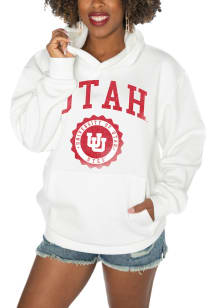 Gameday Couture Utah Utes Womens White Premium Fleece Hooded Sweatshirt