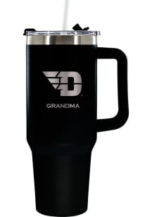 Dayton Flyers Grandma 40oz Stainless Steel Tumbler - Black