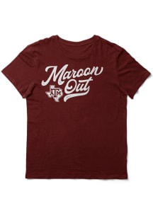 Texas A&amp;M Aggies Maroon Maroon Out Short Sleeve T Shirt