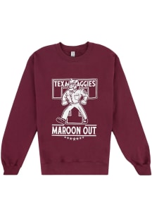 Texas A&amp;M Aggies Youth Maroon TEAM GRAPHIC Long Sleeve T-Shirt