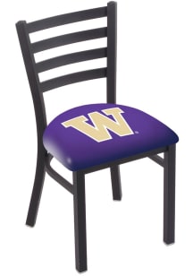 Black Washington Huskies Stationary Black Wrinkle Finish Pub Stool