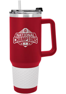 Red Ohio State Buckeyes 2024 Football National Champions 40oz Colossus Stainless Steel Tumbler