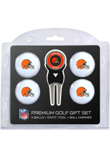 Cleveland Browns Divot Tool 4 Pack Golf Gift Set