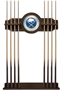Buffalo Sabres Solid Wood Cue Rack Pool Table