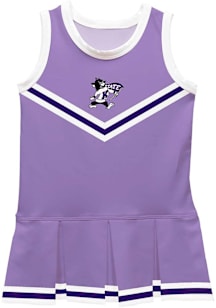Girls K-State Wildcats Lavender Vive La Fete Britney Dress Cheer Dress Set