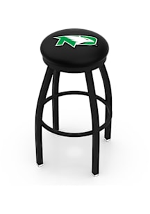 North Dakota Fighting Hawks Black Pub Stool - Black