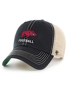47 Arkansas Razorbacks Football Trawler Adjustable Hat - Black