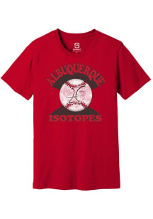 Summit Sportswear Albuquerque Isotopes Red Soft Arch Short Sleeve T Shirt
