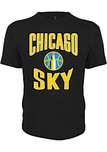 Chicago Sky Black Heart and Soul Short Sleeve T Shirt