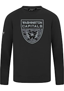 Levelwear Washington Capitals Black Mandate Buckler Long Sleeve T Shirt