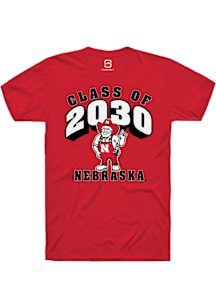 Summit Sportswear Nebraska Cornhuskers Red Class of 2030 Short Sleeve T Shirt