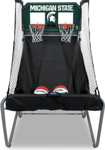 Black Michigan State Spartans Pop-A-Shot Dual Shot Basketball Set