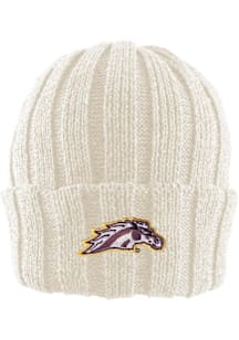 Western Michigan Broncos LogoFit Watchman Womens Knit Hat - Ivory