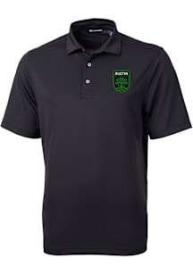 Cutter and Buck Austin FC Black Virtue Eco Pique Big and Tall Polo
