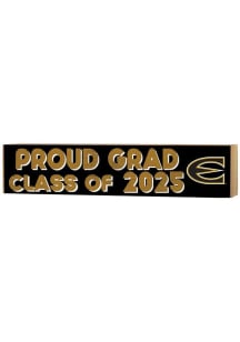 KH Sports Fan Emporia State Hornets 3x13 Block Sign Class of 2025 Sign - Black