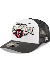 New Era Cleveland Guardians 2025 Division Champions Locker Room 9SEVENTY Stretch Snap Adjustable H..